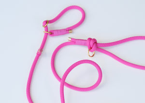 Slip-lead leash Pinky Pink