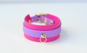 Collar "Eskimo" Magenta & Ametyst