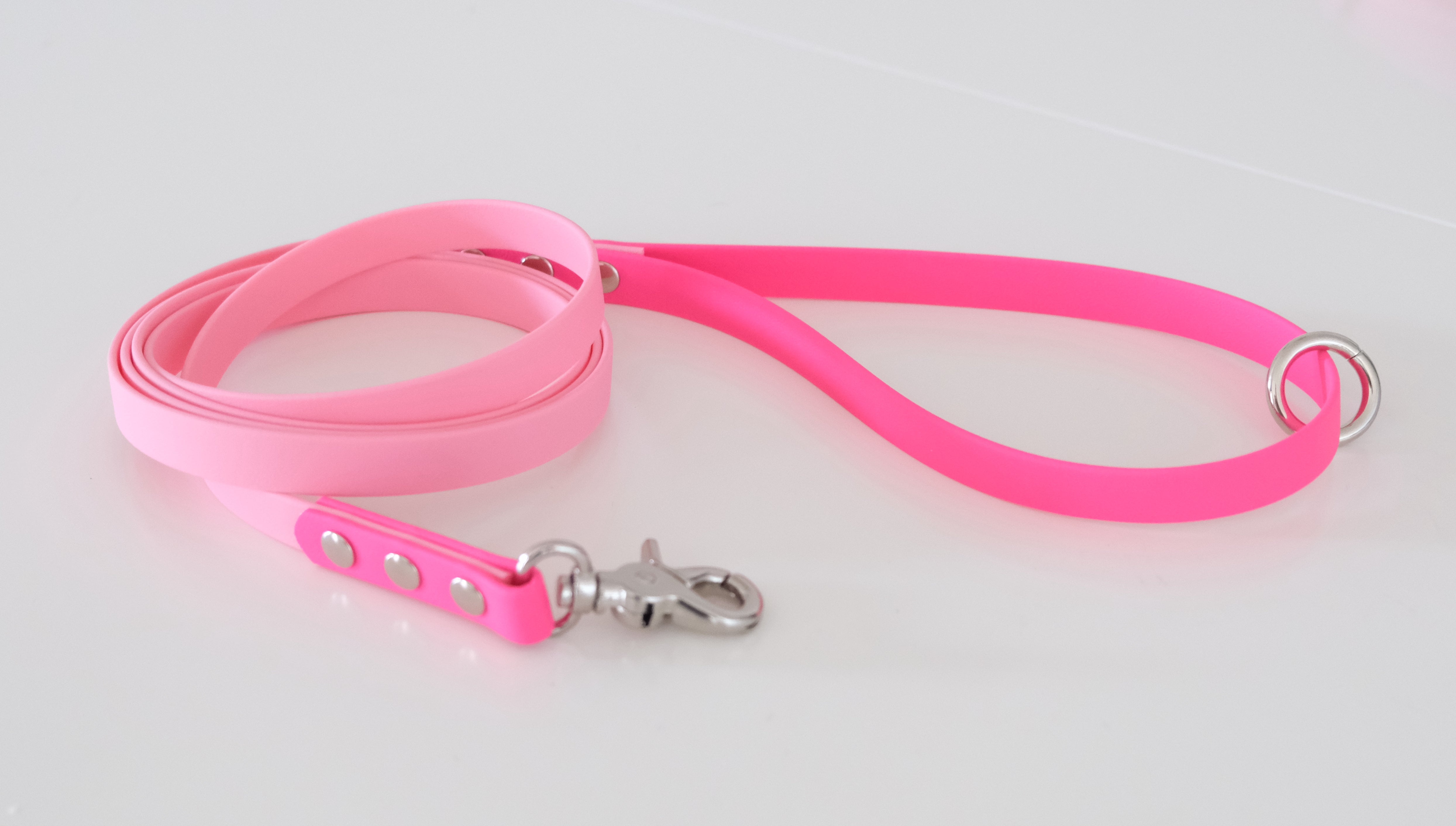 Leash 16 mm Pink & neon pink