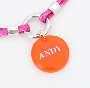 Epoxy name tag "Orange"