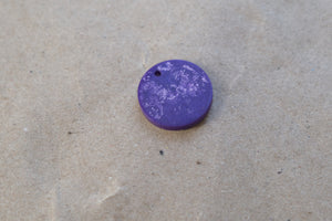 Epoxy name tag base "Purple circle"
