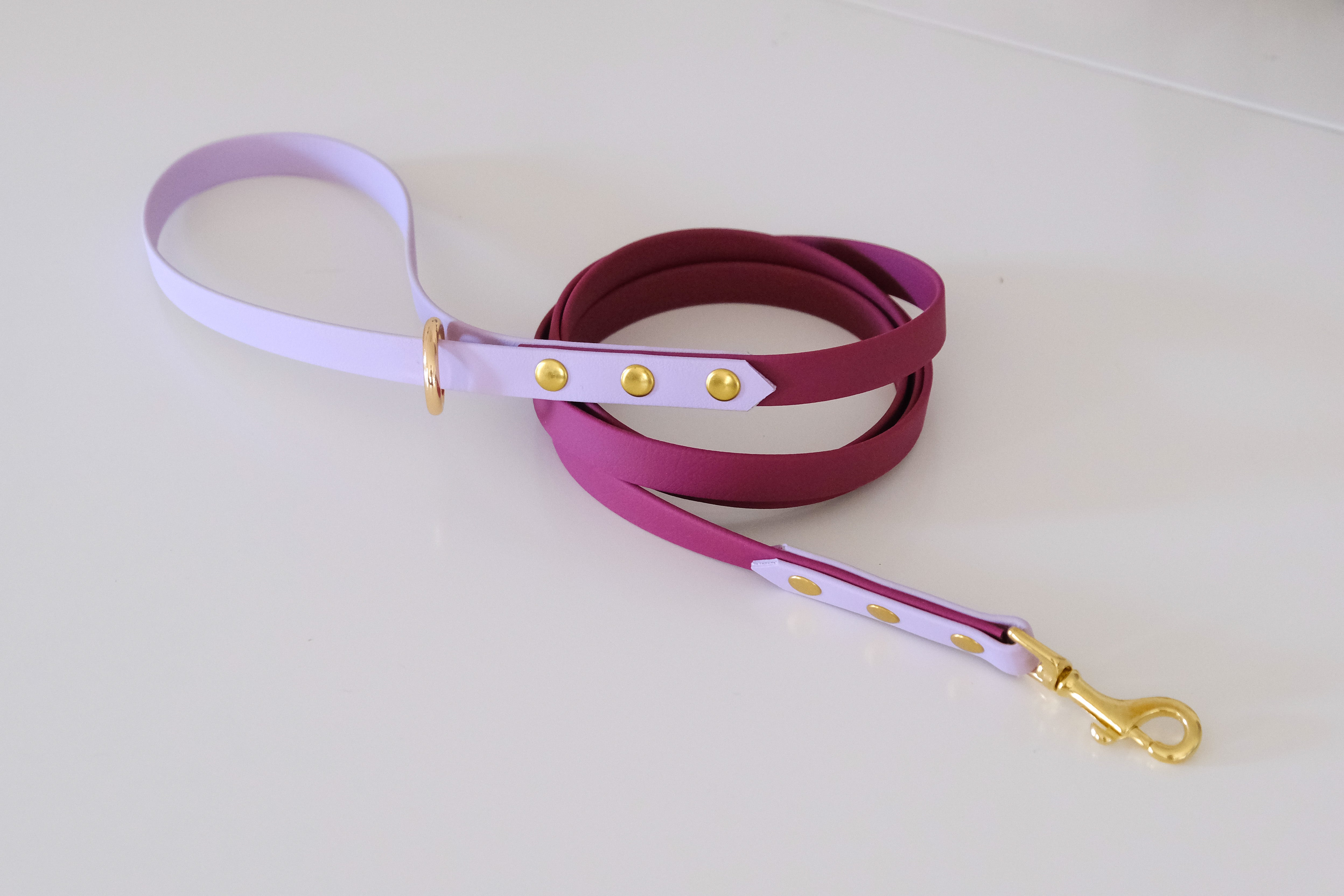 Leash 16 mm Lilac & wine