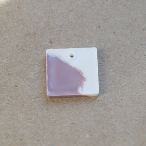 Epoxy name tag base "Bubble gum" square