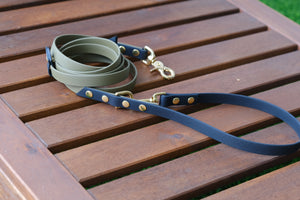 Hands-free leash Olive & black