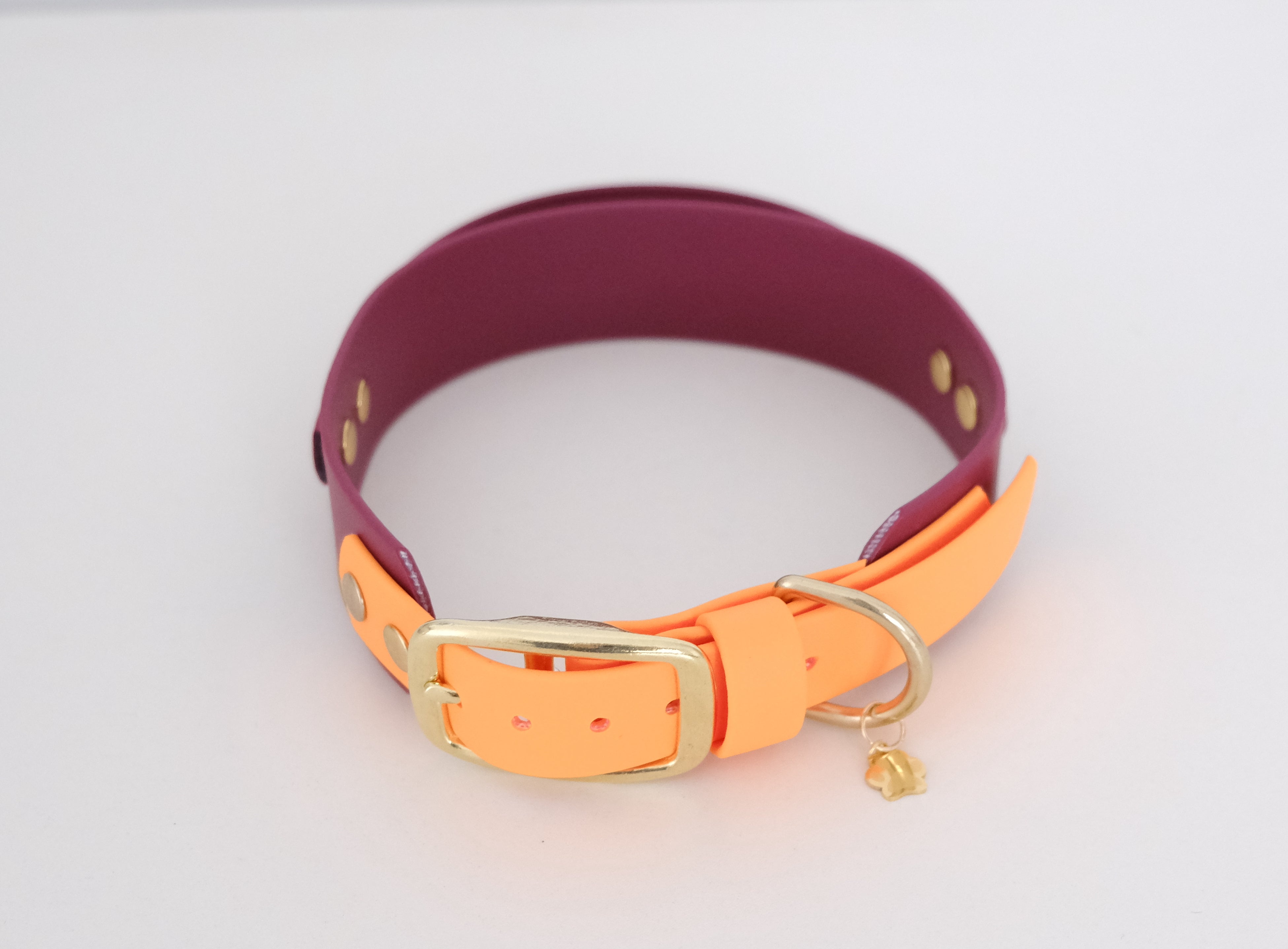 Collar "Macaruni" Sunset with handle